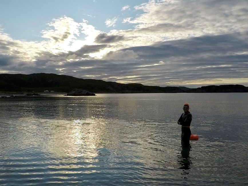 Peace and Tranqulity, sea swimming